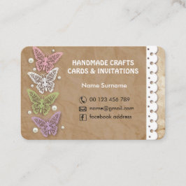 Handgemachtes Handwerk u. Grußkarten Visitenkarte