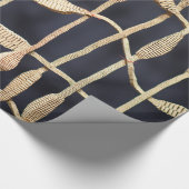 Handgemachtes Seil-Entwurfs-Packpapier Geschenkpapier (Ecke)