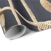 Handgemachtes Seil-Entwurfs-Packpapier Geschenkpapier (Rolleneckpunkt)