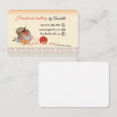 Handgemachtes Stricken Visitenkarte (Vorne/Hinten)