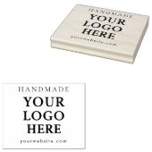 Handgemachtes Website-Geschäftslogo Gummistempel (Stempel)