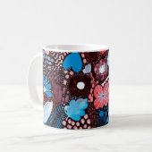 Handgemälde Abstrakte Wasserfarbenkizze Doodle Fl Kaffeetasse (Vorderseite Links)