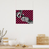 Handgemälde Fingernägel Maniküre Schönheit machen Poster (Küche)