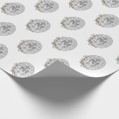 Handgemälde Geschenkpapier (Ecke)