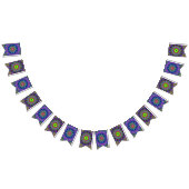 Handgemälde Mandala Uhr Gesicht 01 + 02 Wimpelkette (Alle)