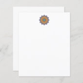 Handgemälde Mandala Uhr Gesicht 1 (Vorne/Hinten)