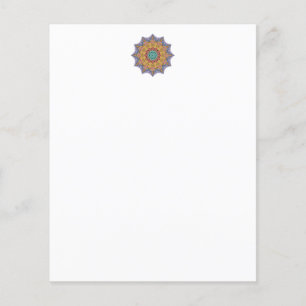 Handgemälde Mandala Uhr Gesicht 1