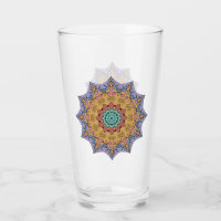 Handgemälde Mandala Uhr Gesicht 1