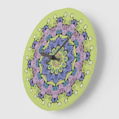 Handgemälde Mandala Uhr Gesicht 2 (Winkel)