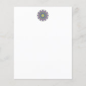 Handgemälde Mandala Uhr Gesicht 2 (Vorderseite)