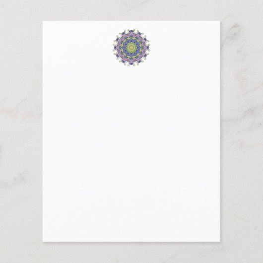 Handgemälde Mandala Uhr Gesicht 2 (Vorderseite)