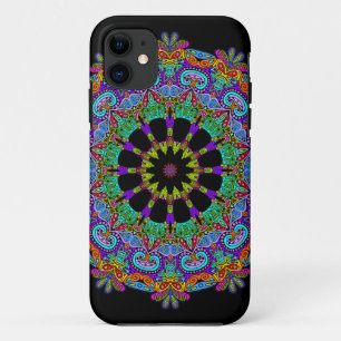 Handgemälde Mandala Uhr Gesicht 24 Case-Mate iPhone Hülle