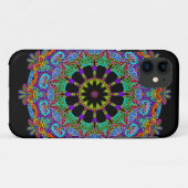 Handgemälde Mandala Uhr Gesicht 24 Case-Mate iPhone Hülle (Rückseite (Horizontal))