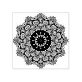 Handgemälde Mandala Uhr Gesicht 24 Gummistempel (Prägung)