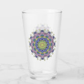 Handgemälde Mandala Uhr Gesicht 2 Glas (Rückseite)