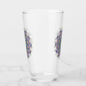 Handgemälde Mandala Uhr Gesicht 2 Glas (Rechts)