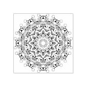 Handgemälde Mandala Uhr Gesicht 2 Gummistempel (Prägung)