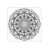 Handgemälde Mandala Uhr Gesicht 3 Gummistempel (Prägung)