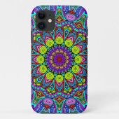 Handgemälde Mandala Uhrengesicht 4 Case-Mate iPhone Hülle (Rückseite)