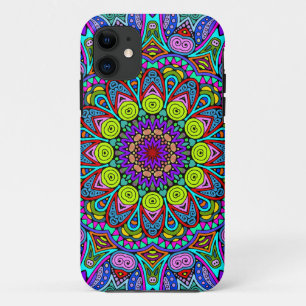 Handgemälde Mandala Uhrengesicht 4 Case-Mate iPhone Hülle