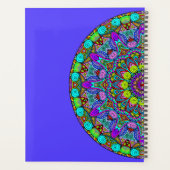 Handgemälde Mandala Uhrengesicht 4 Planer (Rückseite)