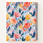 Handgemalt Abstrakt bläserfarbenes Personalisierte Notizblock (Rückseite)