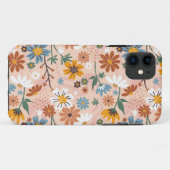 Handgemalt Blumenmuster-23136 Case-Mate iPhone Hülle (Rückseite (Horizontal))