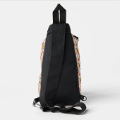 Handgemalt Blumenmuster-23136 Crossbody Bag (Rückseite)