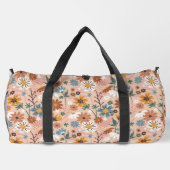 Handgemalt Blumenmuster-23136 Duffle Bag (Rückseite)