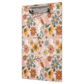 Handgemalt Blumenmuster-23136 Klemmbrett (Links)