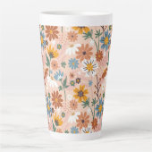 Handgemalt Blumenmuster-23136 Milchtasse (Vorderseite)