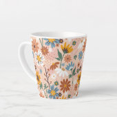 Handgemalt Blumenmuster-23136 Milchtasse (Linke Ecke)