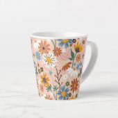 Handgemalt Blumenmuster-23136 Milchtasse (Rechte Ecke)