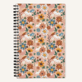 Handgemalt Blumenmuster-23136 Notizblock (Vorderseite)
