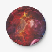 Handgemalt Deep Space Fantasy Malerei Pappteller (Vorderseite)