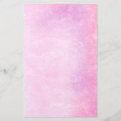 Handgemalt eleganter rosa Marmor Briefpapier (Vorderseite)