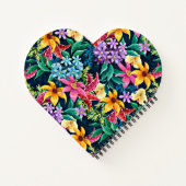 Handgemalt Exotic Floral Pattern-23001 Notizblock (Rückseite)