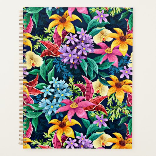 Handgemalt Exotic Floral Pattern-23001 Planer (Vorderseite)