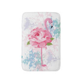 Handgemalt Flamingo Badematte (Vorderseite Vertikal)