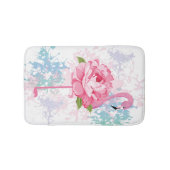 Handgemalt Flamingo Badematte (Vorderseite)