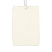 Handgemalt Flamingo Monogram Autolufterfrischer (Rückseite)