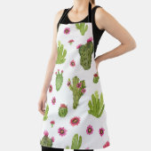 Handgemalt grünes Kaktusmuster Schürze (InSitu)