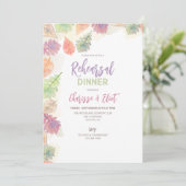 Handgemalt im Herbst Einladung (Stehend Vorderseite)