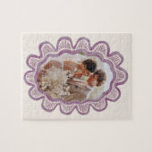 handgemalt liblassrosa, ovales Foto Puzzle (Horizontal)