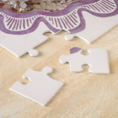handgemalt liblassrosa, ovales Foto Puzzle (Seite)