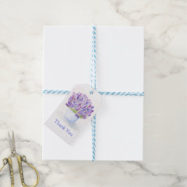Handgemalt Loose Wasserfarbe Lavendel Geschenkanhänger