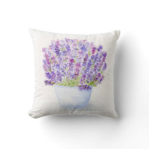 Handgemalt Loose Wasserfarbe Lavendel