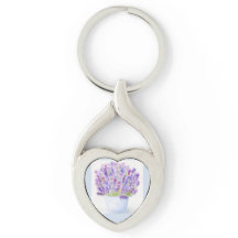 Handgemalt Loose Wasserfarbe Lavendel