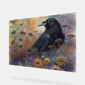 Handgemalt mit Wildblumen Acrylschild (Winkel)