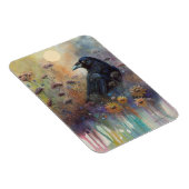 Handgemalt mit Wildblumen Magnet (Rechte Seite)